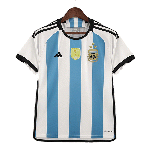        2022  - 3     , 3 stars soccer football home Fan jersey shirt Argentina 2022 World Cup Qatar 2022